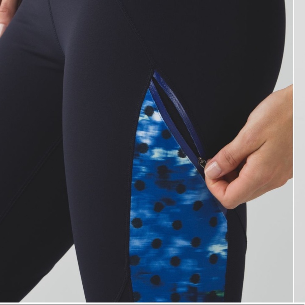 Lululemon Rain-on Train-on Tight Sz 4 - Picture 6 of 13